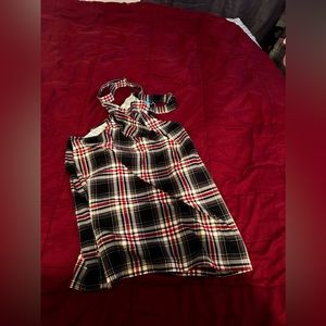 Never worn Plaid overall dress US Size 3XL, 18/20